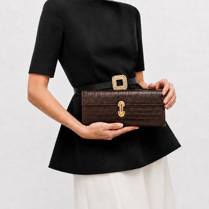 Elegante Wildleder Handtasche