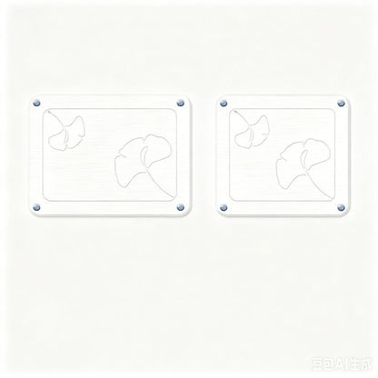 Dekoratives Wandkunst Teller Set