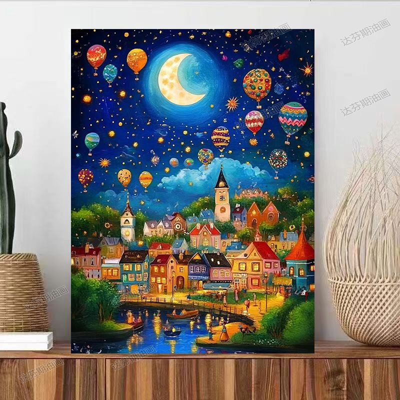 Fantasy Landschaft Leinwand Kunstdruck Brehn