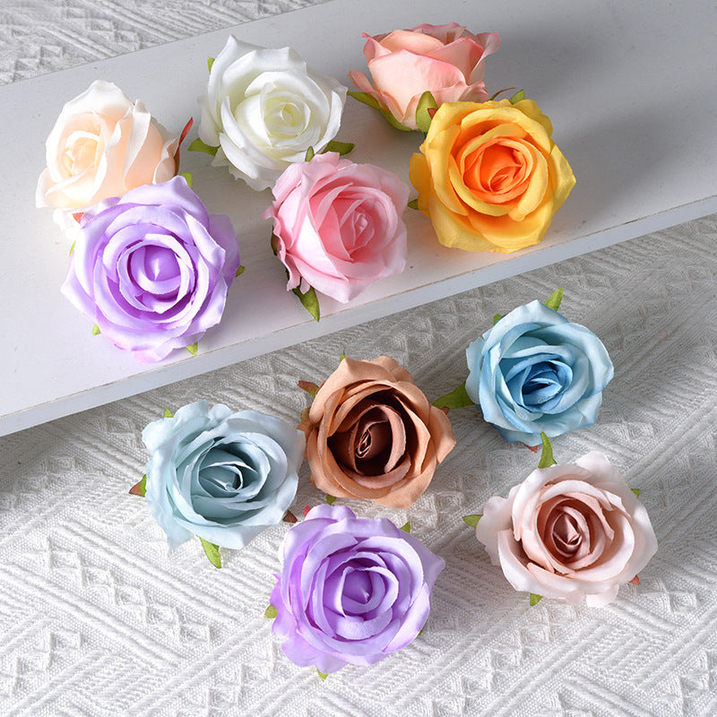 Eleganter Stoff Blumen Haarclip