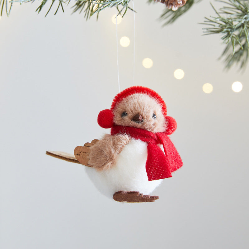 Dekorative Wintervogel-Figurine