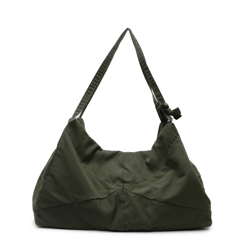 Texturiertes Stoff Schulter Hobo Bag Brehn