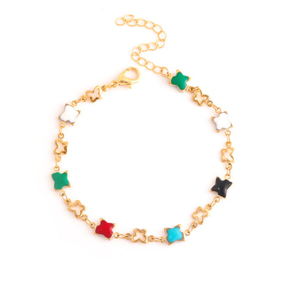 Buntes Stern Charme Armband Brehn