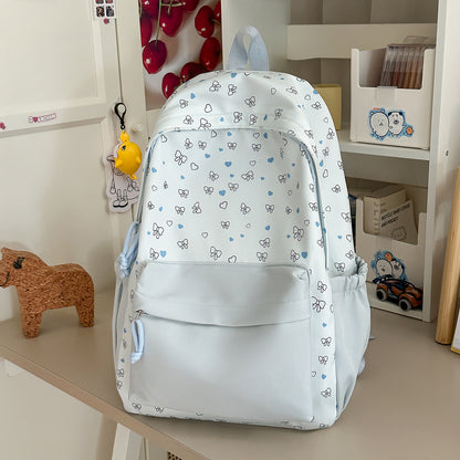 Stylischer Herz-gedruckter Rucksack Brehn