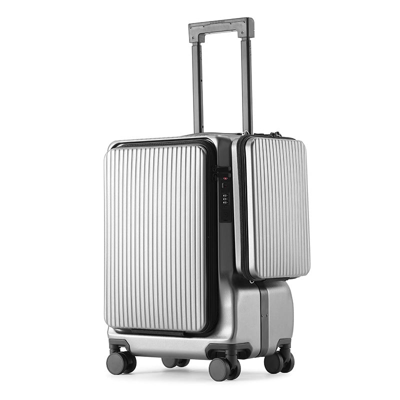 Vielseitiger erweiterbarer Hartschalen-Reise-Trolley mit zwei Fächern