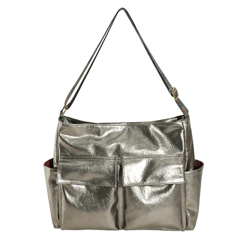 Chice metallische Handtasche Brehn