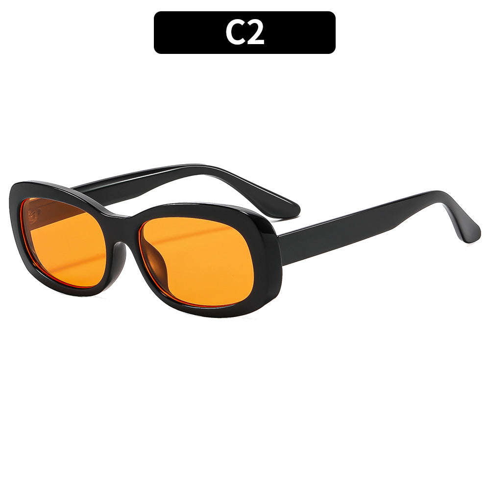 Vintage-inspirierte stilvolle rechteckige Sonnenbrille