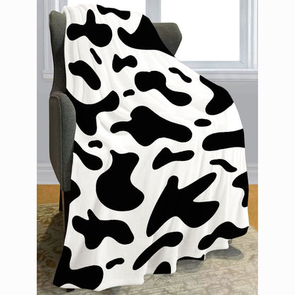 Gemütliche Tiermuster Fleece-Wurfdecke