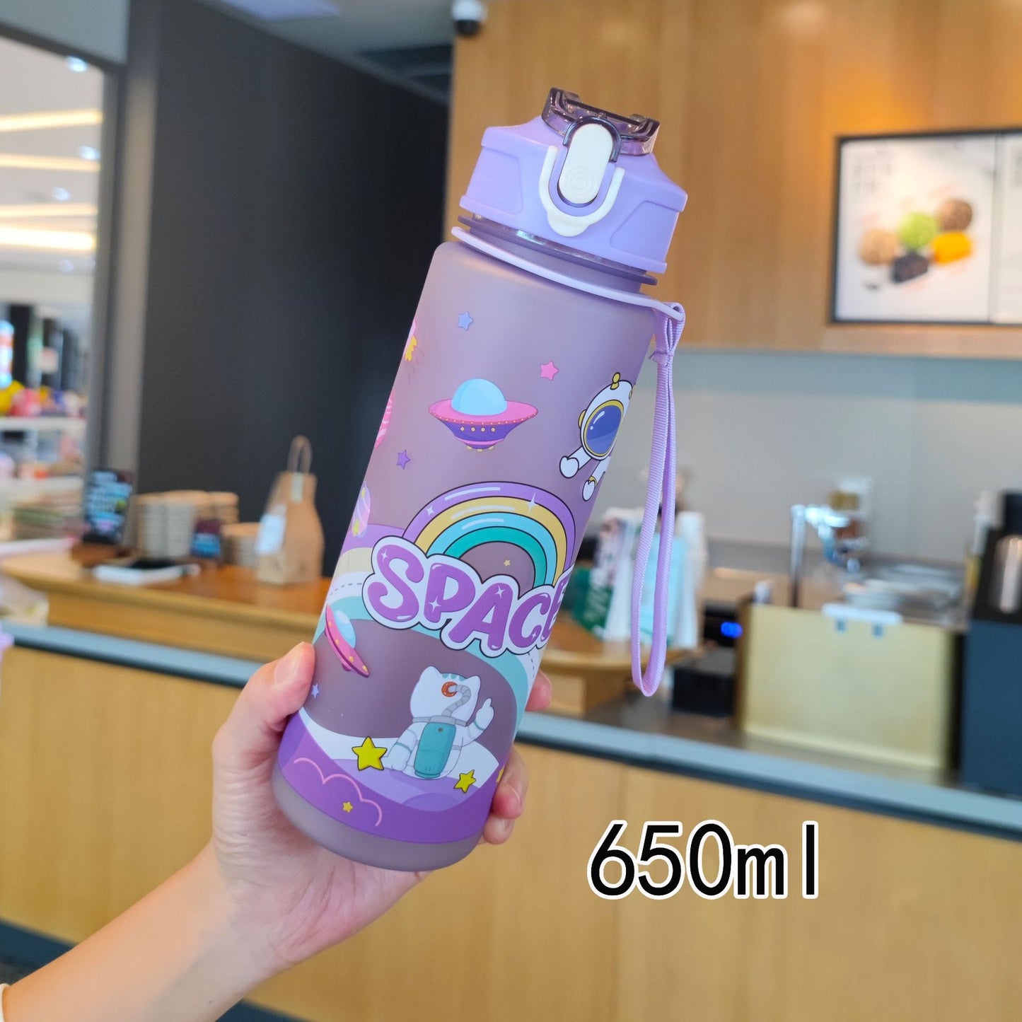 Damen kreative Trinkflasche im Weltraumdesign Brehn