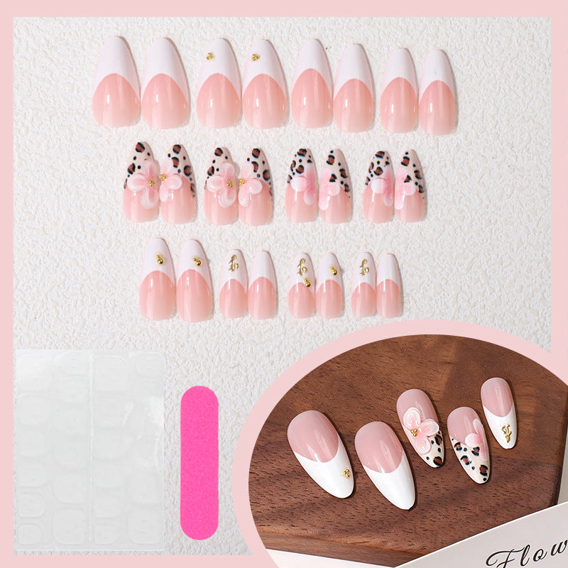 Elegante Blumen Acrylnagel Set Brehn