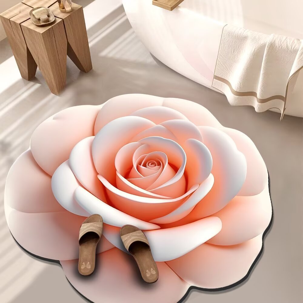 Fröhlicher floral dekorativer Teppich Brehn