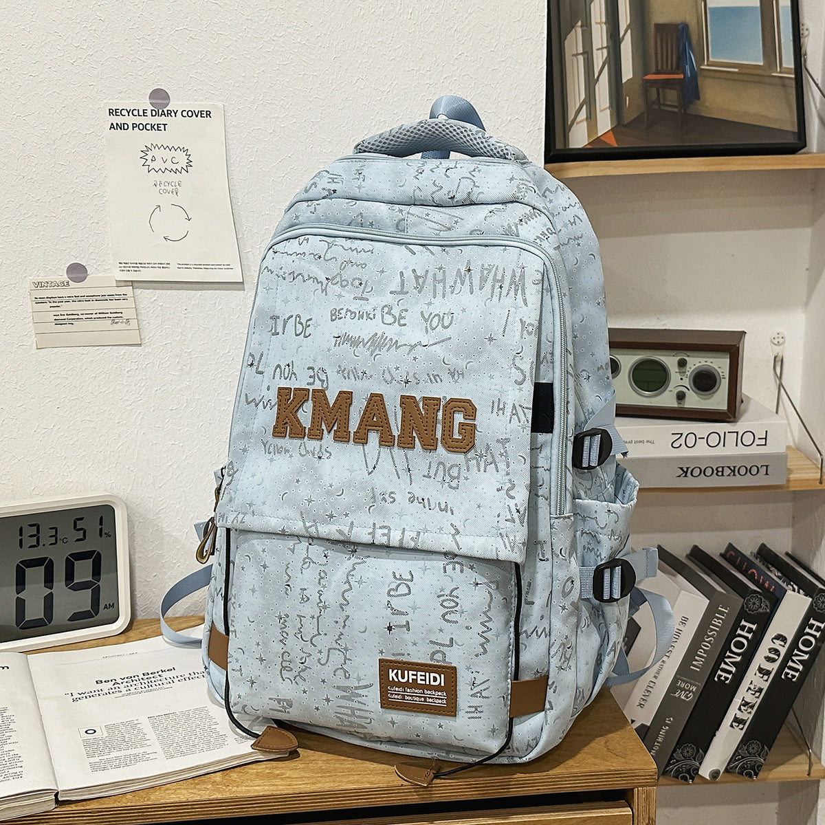 Trendy Grafikdesign Rucksack Brehn