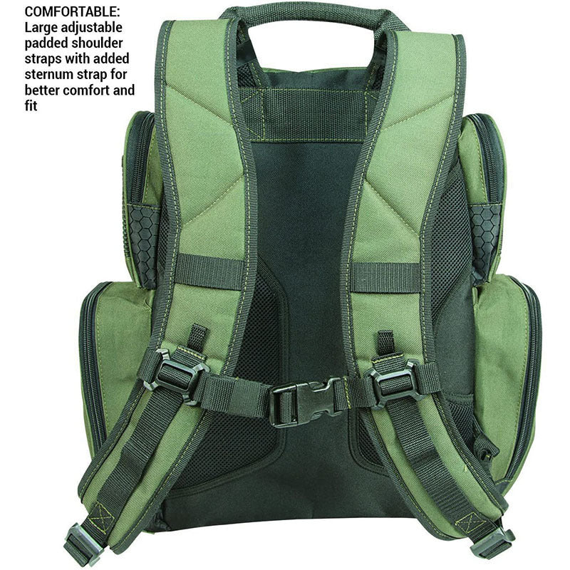 Multi-Fach Fachangelgerät Aufbewahrung Rucksack Brehn
