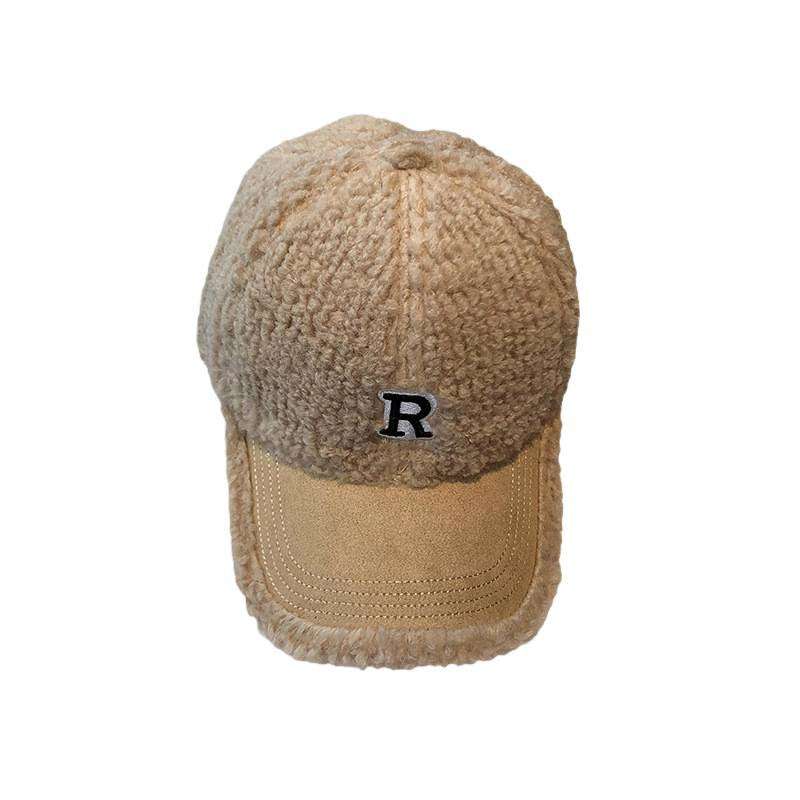 Damen Fuzzy Plush Baseball Cap Brehn