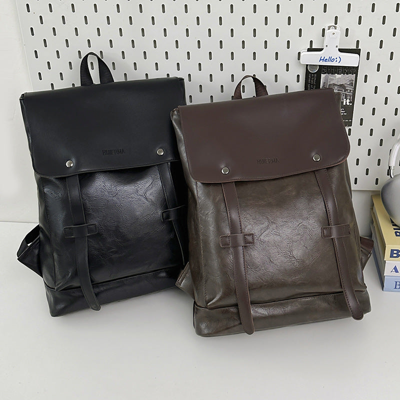 Stylischer Kunstleder Rucksack Brehn
