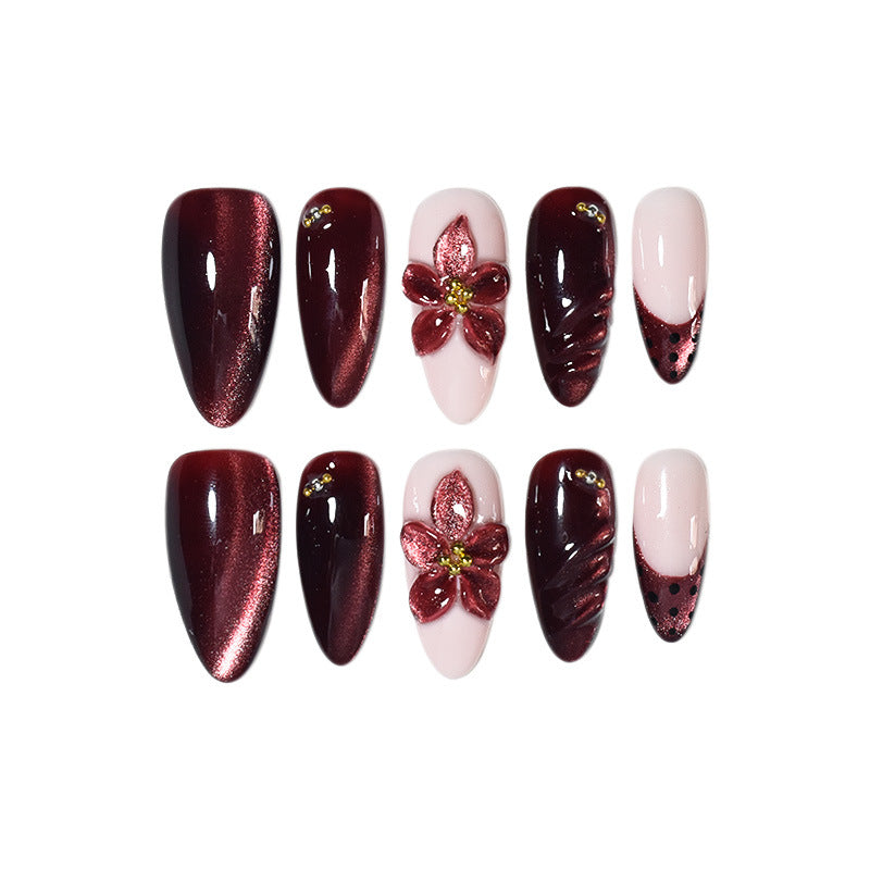 Kreatives Floral Nail Art Set Brehn