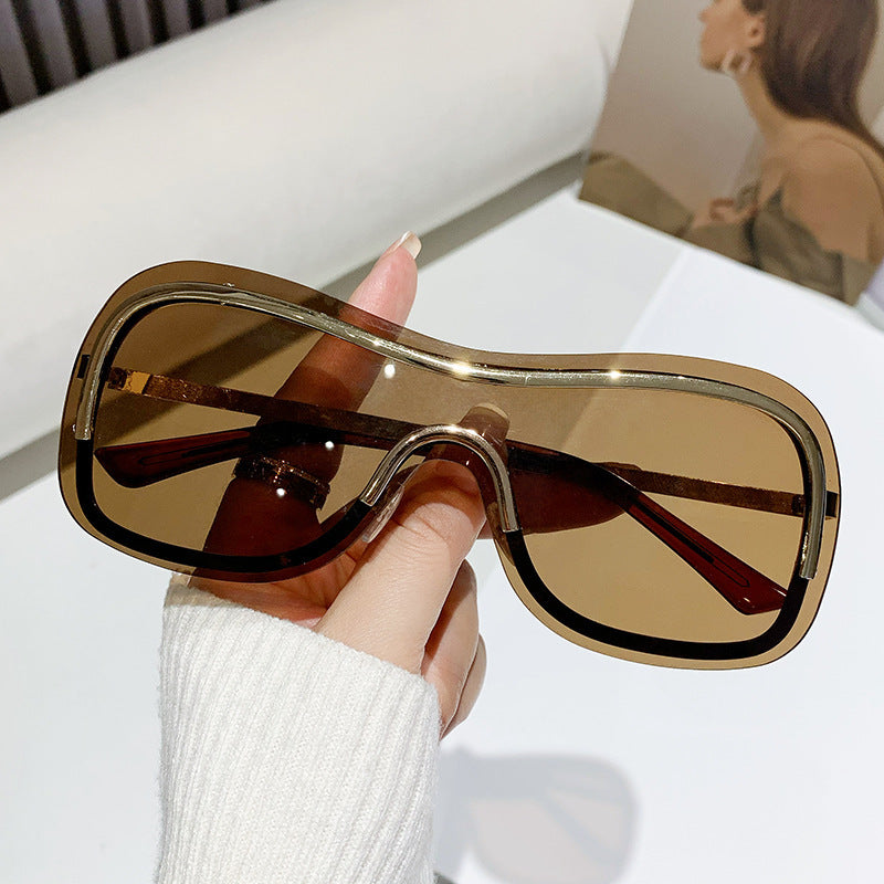 Damen Oversized Fashion Sonnenbrille Brehn