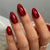 Glänzendes mandelförmiges Press-On-Nagelset Brehn