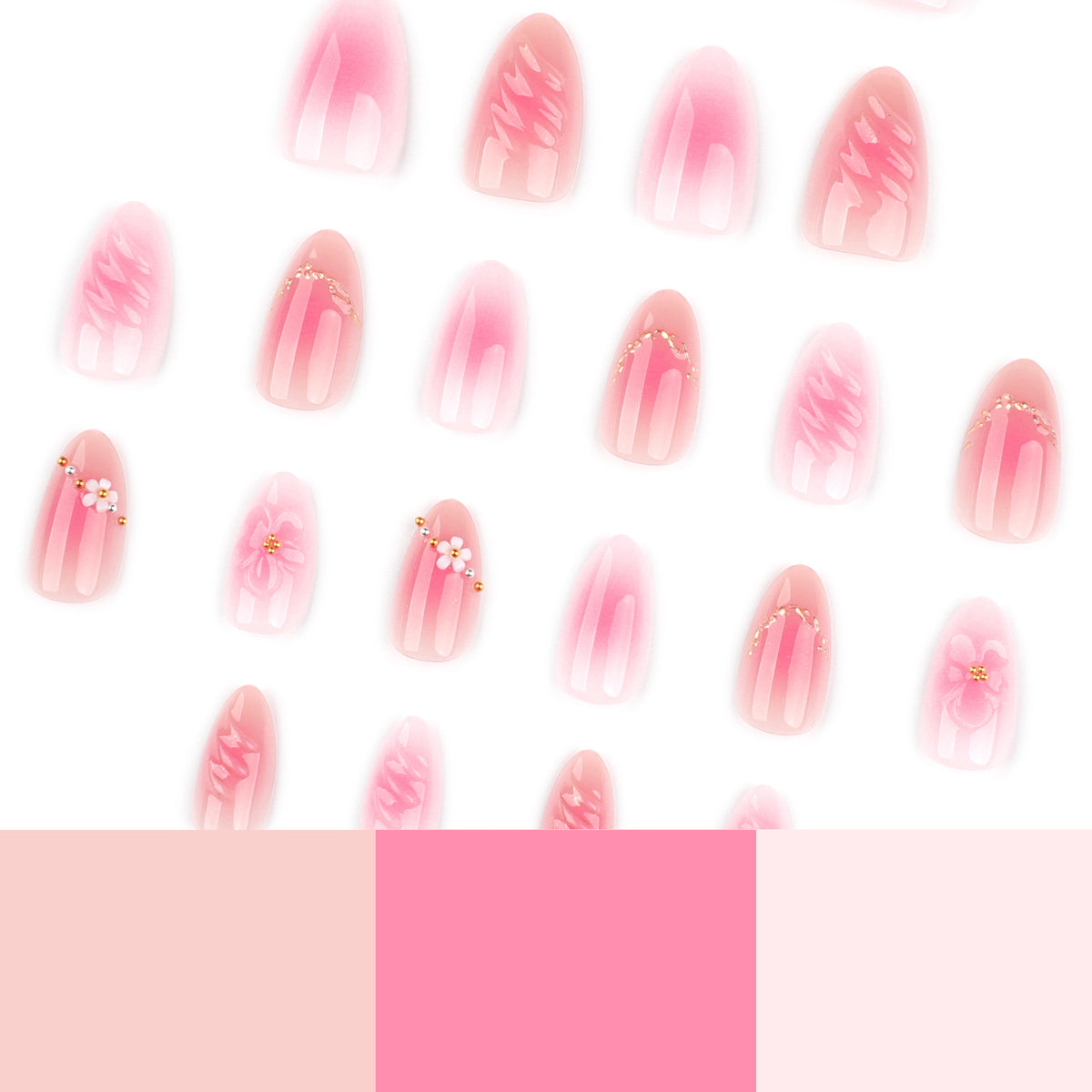 Kunstvolle Nagelgestaltung mit floralen Akzenten Brehn