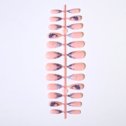 Künstlerische Ombre-Nageldesigns Brehn