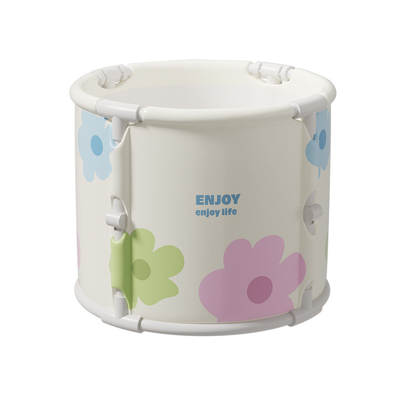 Damen Faltbarer Aufbewahrungseimer mit verspieltem Blumendesign Brehn