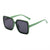 Damen quadratische Sonnenbrille mit stilvollem Rahmen und UV-Schutz Brehn
