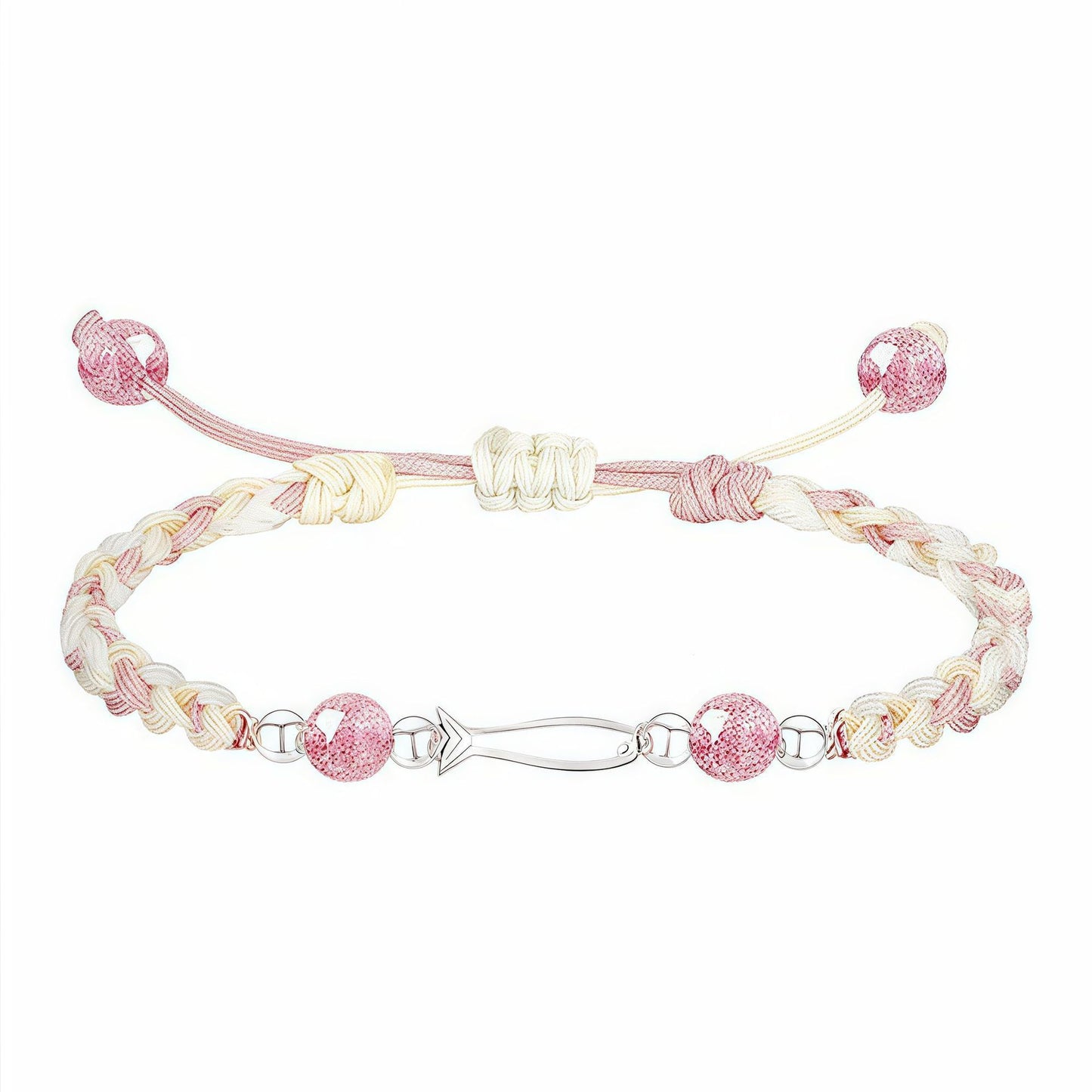 Verstellbares geflochtenes Perlenarmband Brehn