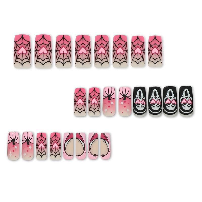 Künstlerische Halloween-Themen Press-On Nail Extensions Brehn