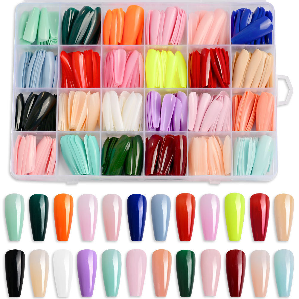 Elegante Langstil falsche Nagelspitzen Brehn