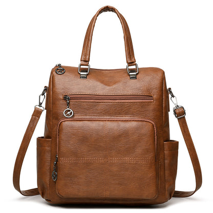 Stilvoller Multi-Funktions-Leder-Rucksack Brehn