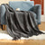 Kabelflecht-Fringe-Wurfdecke Brehn