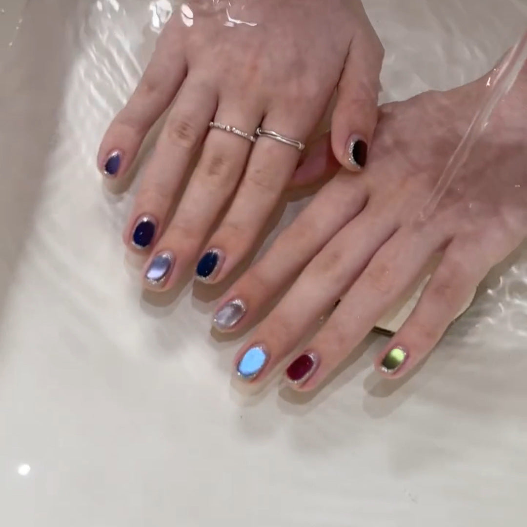Kunstnägel mit Holografischem Effekt Brehn