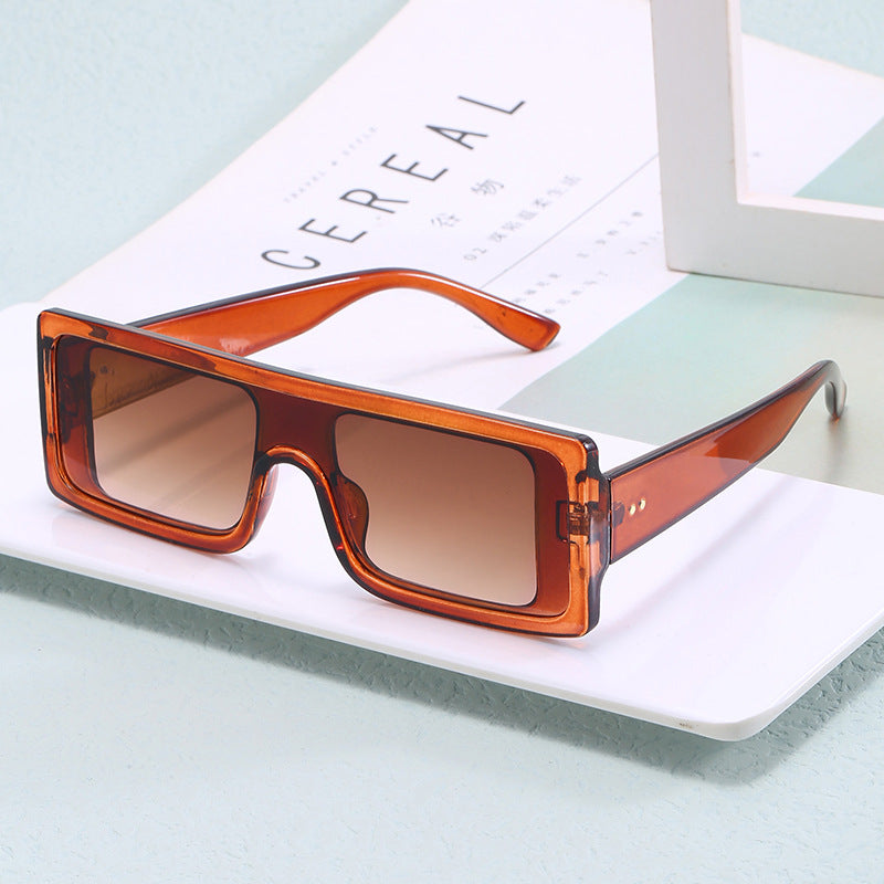 Damen Oversize-Sonnenbrille mit quadratischem Design Brehn