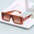 Damen Oversize-Sonnenbrille mit quadratischem Design Brehn