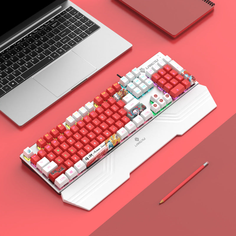 Ergonomische RGB Mechanische Gaming-Tastatur Brehn