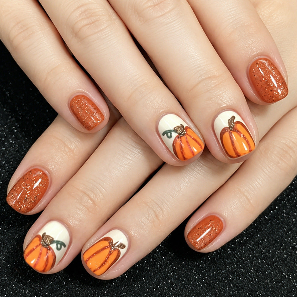 Kürbis-Themen-Nagelkunst-Set Brehn