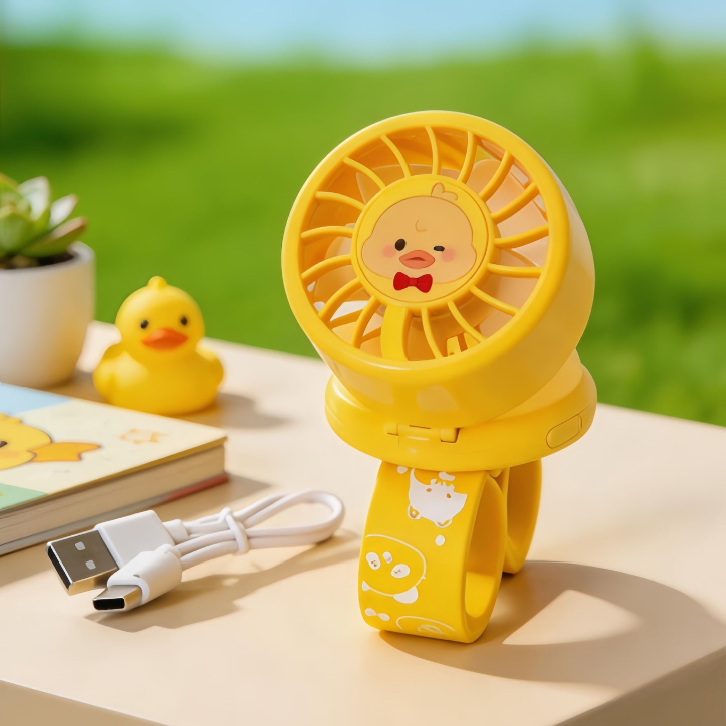 Damen Tragbarer Handventilator mit kindlichem Design Brehn