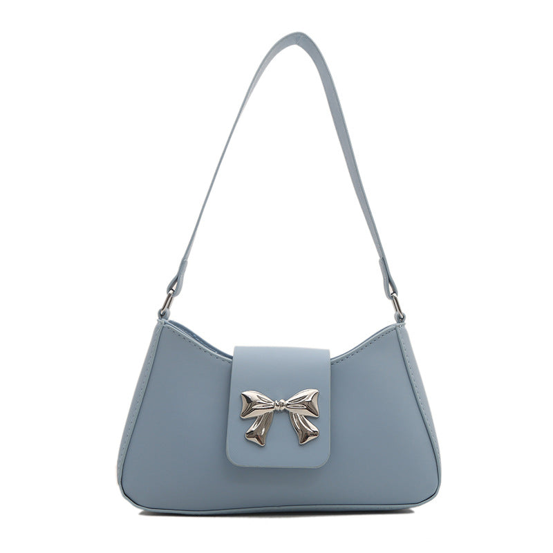 Stylische Schleifenakzent-Handtasche Brehn
