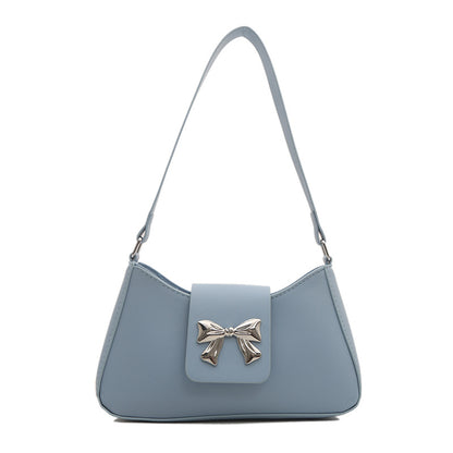 Stylische Schleifenakzent-Handtasche Brehn