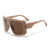 Oversized quadratische Rahmen Sonnenbrille