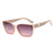Damen Oversized quadratische Sonnenbrille mit eleganten Akzenten Brehn