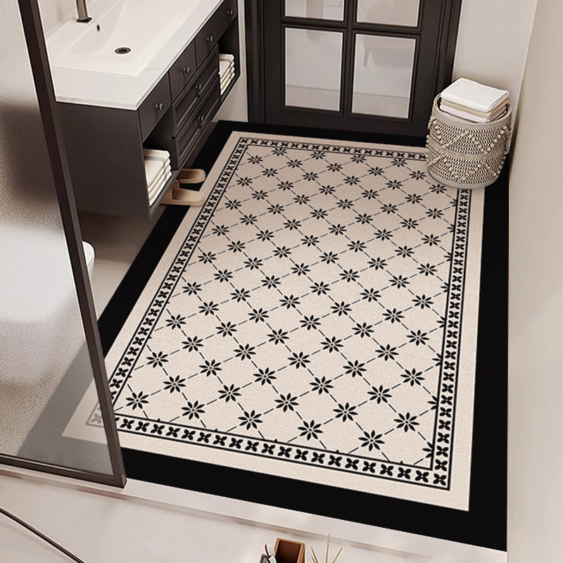 Mosaikmuster Badezimmerteppich