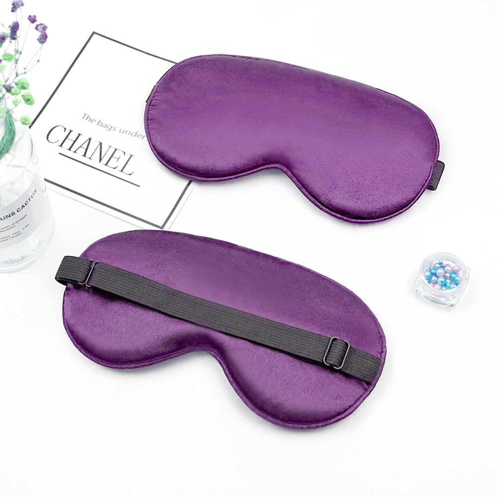 Unisex nan luxuriöse seidene Schlafmaske mit konturierter Augenmulde und verstellbarem Elastikband Brehn