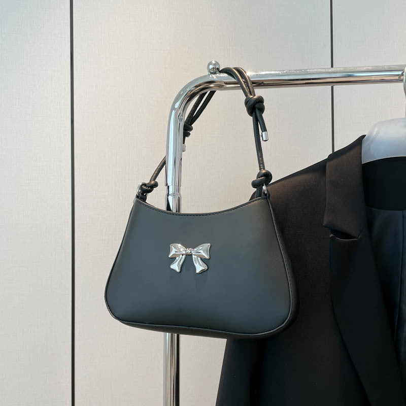 Elegante Bow-Detail Umhängetasche Brehn