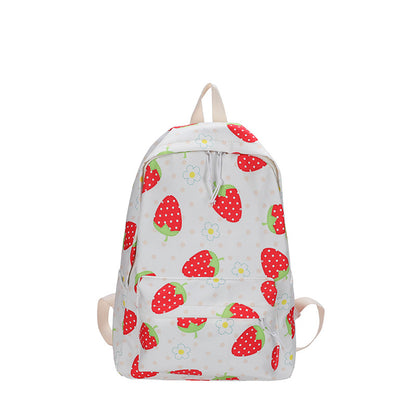 Verspielt gemusterter Rucksack Brehn