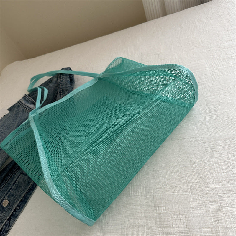 Geräumige Mesh Strandtasche