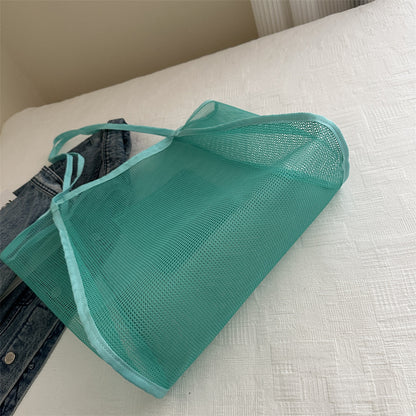 Geräumige Mesh Strandtasche