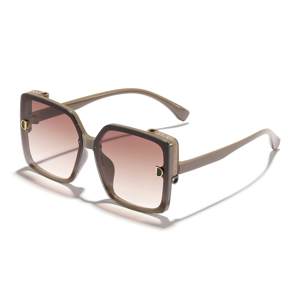 Damen Designer-Sonnenbrille mit luxuriösem Rahmen und glitzernden Details Brehn