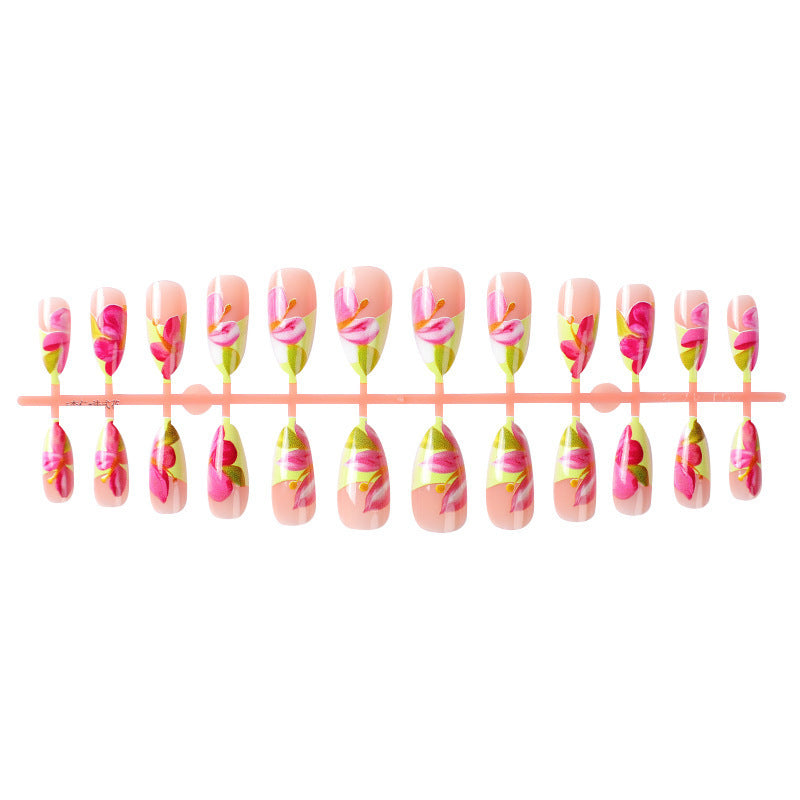 Blumen Design Acryl Nagelverlängerungen Brehn