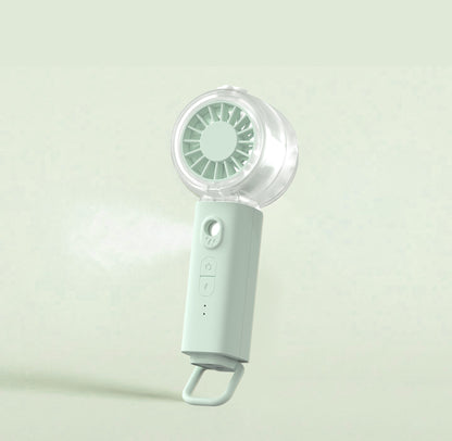 Unisex nan tragbarer Mini-Handventilator mit Sprühnebelfunktion und USB-Ladung Brehn